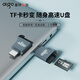 愛(ài)國者USB/Type-C雙接口 高速SD/TF/MS/CF多功能存儲卡內存卡讀卡器 手機電腦iPad通用 DK08【TF】Type-C2.0-單頭單讀單卡 雙頭多功能讀卡器