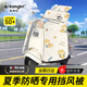 愛康尼電動車擋風(fēng)被夏季加大全包電瓶摩托車防風(fēng)防曬防雨四季通用柯基