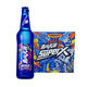 雪花 啤酒 SNOW BEER勇闖天涯superX500ml/12瓶裝精選酒花麥芽釀制啤酒玻璃瓶雪花啤酒 500mL 12瓶 整箱裝