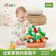jollybaby拔蘿卜玩具嬰兒可咬過(guò)家家寶寶早教玩具搖鈴可啃咬 我的菜園子