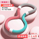 羽豪彈簧呼啦圈收腹加重美腰女瘦腰減肚子神器成人初學(xué)者軟體呼啦圈 粉綠灰色-約2.6斤重\軟膠款