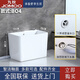 九牧家用拖把池家用陽(yáng)臺洗拖布池衛生間移動(dòng)墩布池落地下水池地盆戶(hù)外 B04手按一鍵排水-不包含龍頭