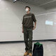 MEDM PLAY老白汪蘇瀧同款GOODBRAND珠片標(biāo)語logo時尚高級感短袖T恤男女潮流 摩卡灰 S