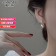 維拉帝（Verratti）珍珠耳飾【巴洛克珍珠+925銀】耳釘女小眾設(shè)計后掛式潮耳環(huán)女耳飾 珍珠后掛式耳釘【銀色一對】