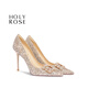 HOLY ROSE【浪漫星空】婚鞋女水晶新娘鞋成人禮高跟鞋主婚紗秀禾兩穿婚禮鞋 浪漫星空 10cm 37