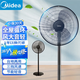 美的（Midea）電風(fēng)扇家用循環(huán)風(fēng)立式大線(xiàn)圈落地扇客廳臥室宿舍風(fēng)扇大風(fēng)力電風(fēng)扇 FSA40UC【三葉機械式-16寸】
