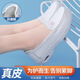 凡小如護(hù)士鞋女春秋舒適防滑醫(yī)護(hù)工作專用小白鞋久站舒適真皮軟底氣墊鞋 白色（腳寬腳胖拍大一碼） 37