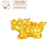 Brangdy招財(cái)龍龜手鏈3D硬銀鍍金好運(yùn)龍龜手串編繩水貝黃金禮品批發(fā)款 龍龜(輕版) 龍龜+皮繩