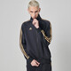 阿迪達(dá)斯 （adidas）外套男春季運(yùn)動(dòng)休閑立領(lǐng)夾克戶外防風(fēng)運(yùn)動(dòng)服 黑/金（薄款） XL 