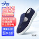 牧瑯 防靜電鞋四孔軟底防塵透氣電子廠(chǎng)無(wú)塵車(chē)間防護鞋實(shí)驗室男女款工作鞋 藏青SPU底四孔鞋 41    