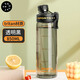尚泰塑料杯水杯850ml運(yùn)動(dòng)直飲杯子帶提環(huán)tritan材質(zhì)4784透明黑