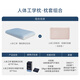 水星家紡人體工學(xué)深睡枕單只+深睡枕套組合 玉粉色