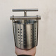 不銹鋼壓榨機榨汁器 水果 中藥汁 菜餡j擠水酒糟壓榨機手動(dòng)壓蜜機 1.5升不銹鋼小型榨汁器送濾網(wǎng)2個(gè)