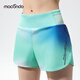 馬孔多（macondo）原創(chuàng  )單品｜女子暈染2.5英寸短褲腰部科技夾芯層 呼吸皮內襯涼感 清新薄荷印花 L 【115-130斤】