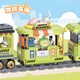 TOP TOY中國(guó)積木小鸚鵡BEBE時(shí)光列車系列咖啡車廂拼裝兒童玩具生日禮物