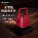 越一智能燒水壺 茶臺(tái)燒水壺 家用自動(dòng)恒溫電水壺雙層316控溫電熱水壺 泡茶電茶壺A37 0.7L 中國紅