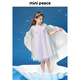 MiniPeace太平鳥(niǎo)童裝夏新女童連衣裙FBFAF2314 粉紗紫 160cm