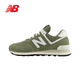 NEW BALANCE NB男鞋女鞋574系列情侶運動休閑鞋 U574GCE 暗橄欖色 41.5 (腳長26cm)