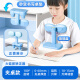 少年伴X合弦 坐姿矯正器 防近視寫字書寫正姿學習文具兒童寫字預防低頭硅膠拖胸款糾正彎腰駝背姿勢 藍色