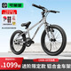 Cakalyen可萊茵兒童自行車男女單車學生車鋁合金材質(zhì)腳踏車4-6-8-10歲通用 白虎【進階限定款 鋁合金車架】 20寸【適合身高115-150CM】