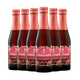 Lindemans林德曼 草莓啤酒 250ml*6瓶 精釀果啤 比利時進口 低度微醺
