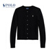 Polo Ralph Lauren 拉夫勞倫  女裝 經(jīng)典款修身版型圓領(lǐng)針織開(kāi)襟衫RL26852 001-黑色 偏小 M