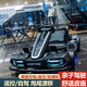 WORK BABY兒童卡丁車電動(dòng)可漂移F1玩具汽車可坐小孩大人親子遙控車生日禮物 E黑款可拆卸24v大電瓶+觸摸屏+伸縮+漂移 雙驅(qū)動(dòng)