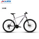 喜德盛山地自行車(chē)2025-逐日500鋁合金車(chē)架桶軸3x8速變速27.5大輪徑油剎 藕灰粉 17英寸