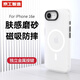 京工智造【超舒適手感】適用蘋果16e手機殼iphone16e保護套Magsafe磁吸全包防摔高端磨砂SE4外殼2025款男女 【透白】輕砂手感-強抗指紋 iphone 16e