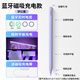 吉瑪仕電容筆適用于蘋(píng)果pencil觸控筆ipad pencil手寫(xiě)筆一代ipencil2代ipad air7iPad11平板觸屏筆防誤觸 【磁吸充電款~紫】吸附快充+充電棒