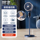 先科（SAST）語音空氣循環(huán)扇電風(fēng)扇家用智能遙控大風(fēng)力強(qiáng)力電扇靜音立式落地扇 藍(lán)色語音遙控款
