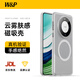 W&P適用華為mate60pro手機(jī)殼mate60pro+保護(hù)套磁吸充電全包防摔親膚磨砂抗指紋簡約殼男女款wp