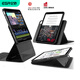 億色（ESR）適用iPad Air7/6/5/4保護殼2025新M3保護套10.9/11英寸磁吸拆分可調(diào)高低橫豎蘋果平板防摔多角度黑
