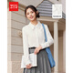 IEF/愛(ài)依服【小個(gè)子】2025新款春季時(shí)尚設(shè)計(jì)感通勤長(zhǎng)袖襯衫 白 S