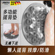 硅膠搓澡巾搓背神器強力搓泥不求人洗澡刷按摩吸盤(pán)搓腳墊搓澡防滑 【全身深度爽搓】圓形矽膠搓背-粉色