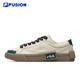 FILA FUSION斐樂潮牌帆布鞋2025春夏男鞋POP時尚休閑鞋低幫板鞋