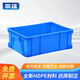 幸蘊(XINGYUN)塑料周轉箱 零件物料盒 收納整理配件箱 膠筐長(cháng)方形盒子 不帶蓋 410*300*150mm