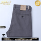 瑪梵夫高端休閑褲男直筒春夏季新款【甄選莫代爾棉】中年商務(wù)彈力長(cháng)褲子 灰色【厚.款】 【專(zhuān)柜精選】 29