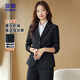 羅蒙（ROMON）女士職業(yè)正裝西服春季商務(wù)休閑修身顯瘦通勤西裝99XK11S516