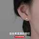 目兔耳釘純銀耳環(huán)女2025新款999足銀耳飾耳骨釘輕奢高級感氣質(zhì)養耳洞 愛(ài)心純銀耳釘【一對】