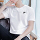 耐克（NIKE）T恤男士 2025夏季新款寬松休閑運(yùn)動(dòng)健身圓領(lǐng)透氣半袖全棉跑步短袖 AR4999-101 L