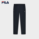 FILA 斐樂官方男士針織長褲2025夏季新款基礎(chǔ)運(yùn)動褲子 傳奇藍(lán)-NV L 175/84A/L