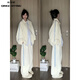 清池影（QINGCHIYING）慵懶風(fēng)休閑運(yùn)動(dòng)套裝女春秋季學(xué)生韓版寬松顯瘦新款時(shí)尚衛(wèi)衣兩件套 主圖色 L