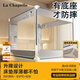 浪莎（langsha）防摔蚊帳架1.8x2米家用臥室兒童嬰兒防掉床圍欄全底一體式紋帳子 糖寶【專(zhuān)利固定器防摔】 適用1.8m床-寬180*長(zhǎng)200*高170cm
