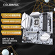 七彩虹（Colorful）B760/Z790系列主板 支持英特爾酷睿12代/13代/14代 CPU 臺式機電腦主板配件 B760M-WHITE WIFI D4冷鋼