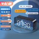 頑鍵俠2025新款無線藍(lán)牙音箱智能鬧鐘時(shí)鐘音響AI語音控制手機(jī)插卡便攜式迷你家用電腦微信收款播報(bào)小音響 智能AI語音/全功能配置/語音對(duì)話 升級(jí)版黑【鬧鐘+音箱/單組鬧鐘】
