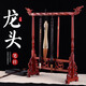 玉水湖毛筆架高檔掛毛筆的架子掛架實(shí)木創(chuàng)意簡(jiǎn)約文房四寶擺件復(fù)古套裝毛筆筆掛擱筆架 紅木12針