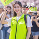 續(xù)印導(dǎo)游馬甲工作服定制旅游團向?qū)П承闹驹刚咝麄魍馓咨弦鹿ぱb印logo TS-三口袋馬甲熒光綠 XL