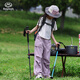 半度閑半度閑女童褲子夏季薄款休閑運(yùn)動(dòng)長褲兒童2025新款 粉紫色  160