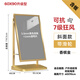 愛(ài)展架 防風(fēng)廣告牌戶(hù)外海報架門(mén)口水牌廣告立牌展示架落地立式招聘展架 香檳金60X90CM【含板】帶滑輪